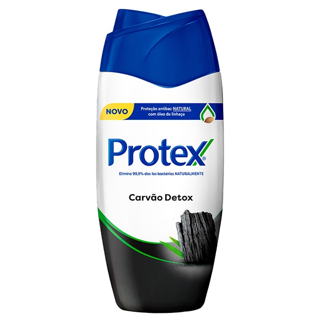Sabonete Líquido Antibacteriano Protex Carvão Detox 