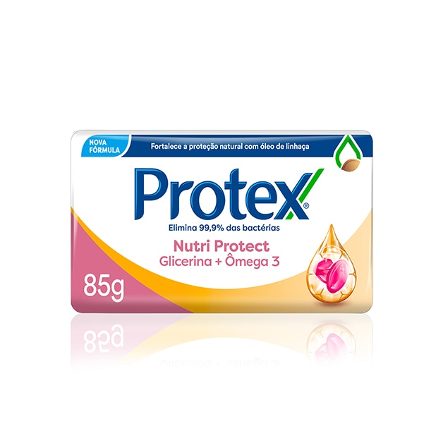 Sabonete en barra Protex Nutri Protect Glicerina com Omega 3