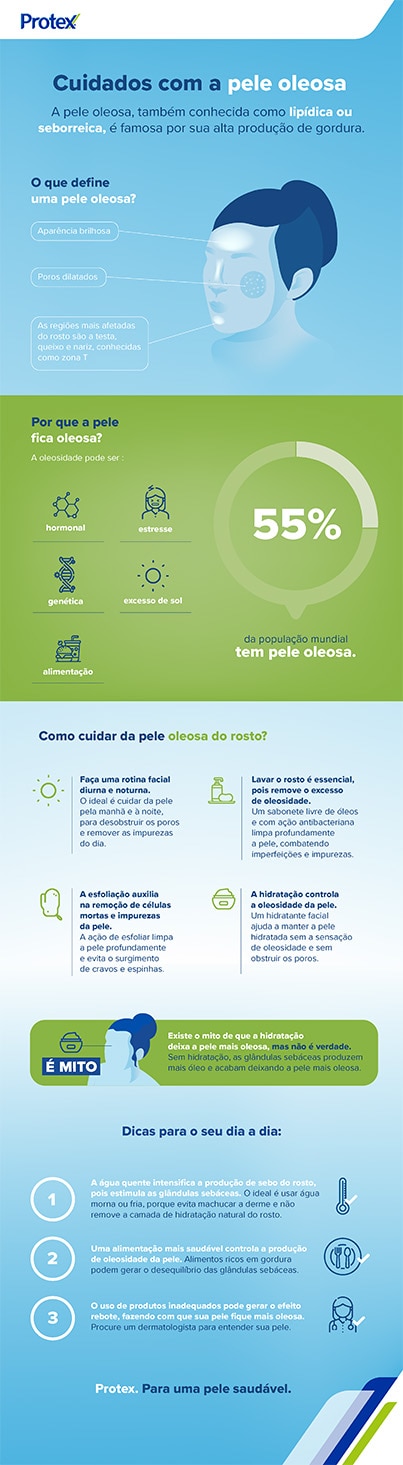 Cuidados com a pele oleosa Cuidados com a pele oleosa