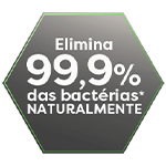 Elimina 99 das bacterias