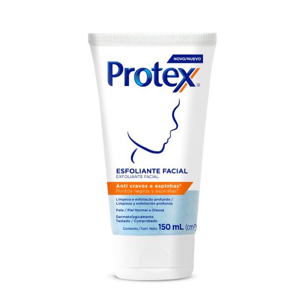 Esfoliante Facial Protex® Anti cravos e espinhas Esfoliante Facial Protex® Anti cravos e espinhas