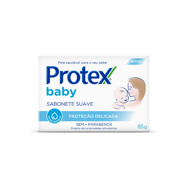 Sabonete suave para bebês Protex Baby 85g