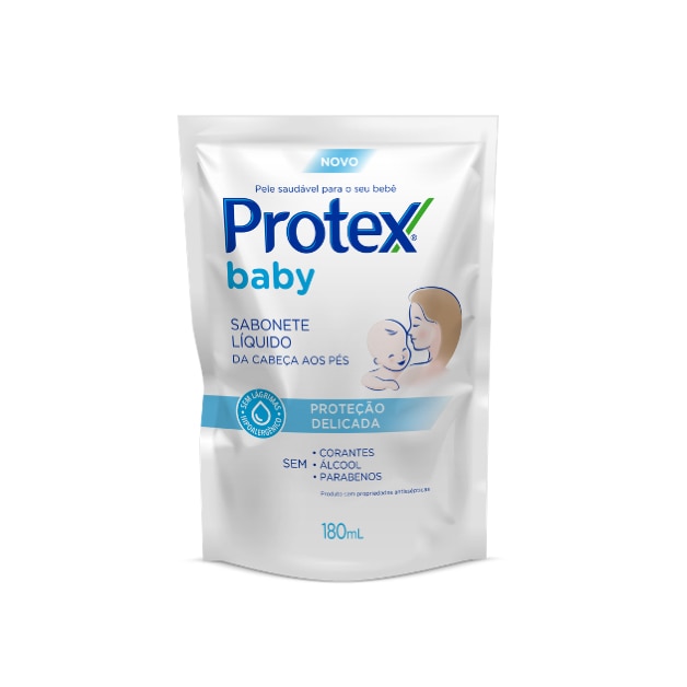 Sabonete Líquido Infantil para bebês Protex Baby Refil 180 ml