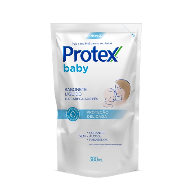Sabonete Líquido Infantil para bebês Protex Baby Refil 380 ml