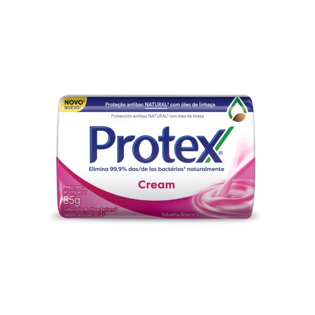 Protex® Cream Sabonete em Barra 85g Protex® Cream Sabonete em Barra 85g