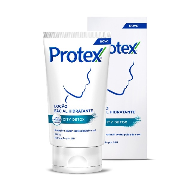 Loção facial hidratante Protex® City Detox