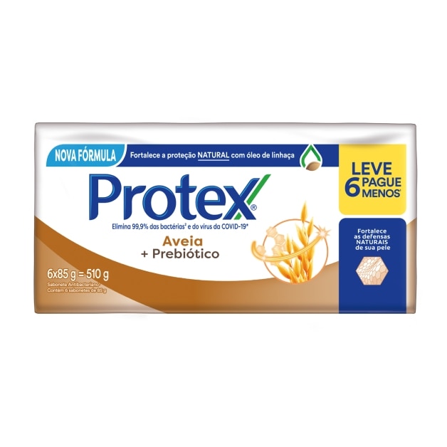 Sabonente em Barra Protex® Aveia + Prebiótico Sabonente em Barra Protex® Aveia + Prebiótico
