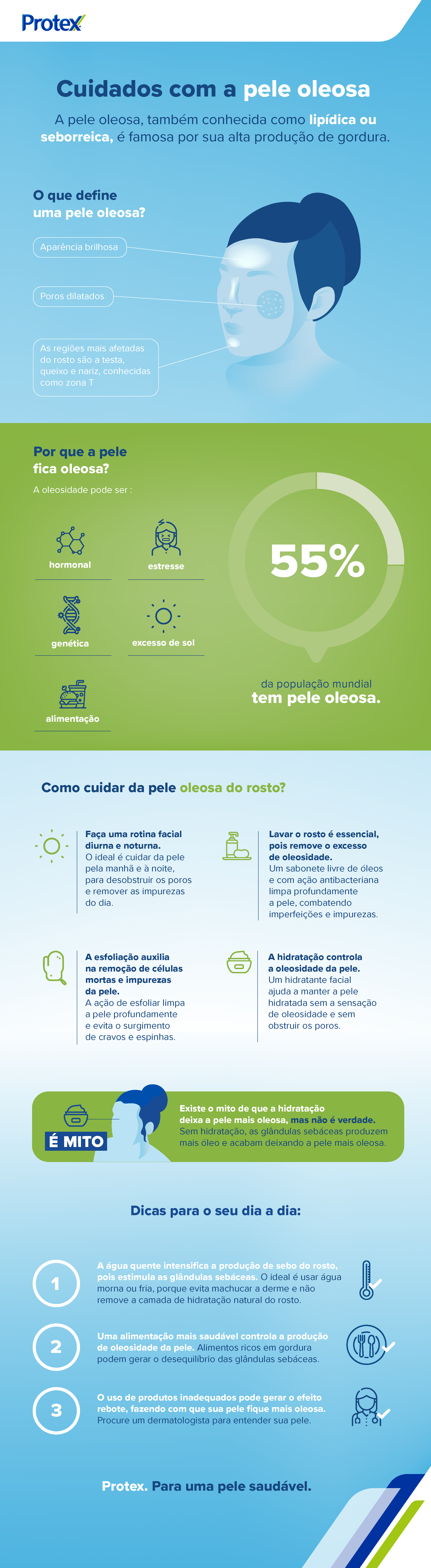Cuidados com a pele oleosa Cuidados com a pele oleosa
