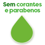 Sem corantes e parabenos