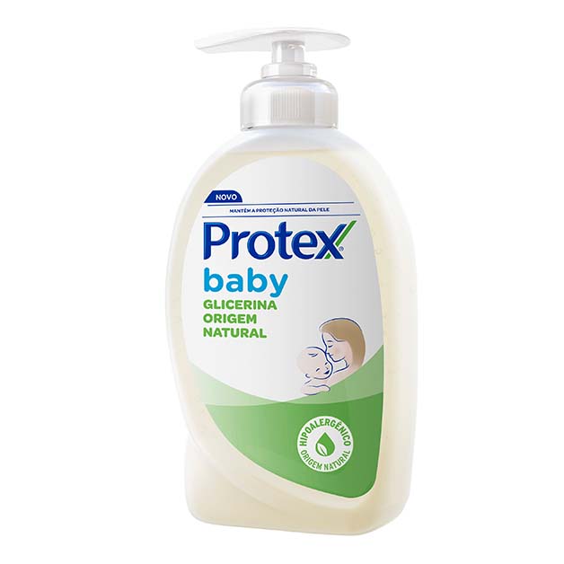 Sabonete liquído Cabeça aos Pés Protex Baby Glicerina de origem natural