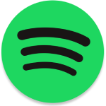 Ícone do logo de Spotify (clicar para escutar a canção de ninar no aplicativo)